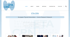 Desktop Screenshot of eta-crn.eurothyroid.com