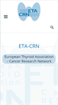 Mobile Screenshot of eta-crn.eurothyroid.com