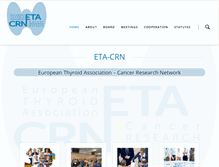Tablet Screenshot of eta-crn.eurothyroid.com